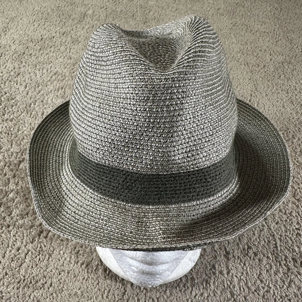 Sombrero Borselino Fedora Ajustado Para Hombres 56 Paja Papel Cáñamo Ligero Hecho en Italia Foto 1 de 4
