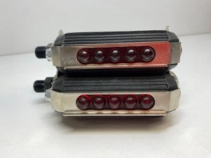 new Westfield Torrington SIGNAL bicycle jeweled PEDALS 1/2" PREWAR - Picture 1 of 5