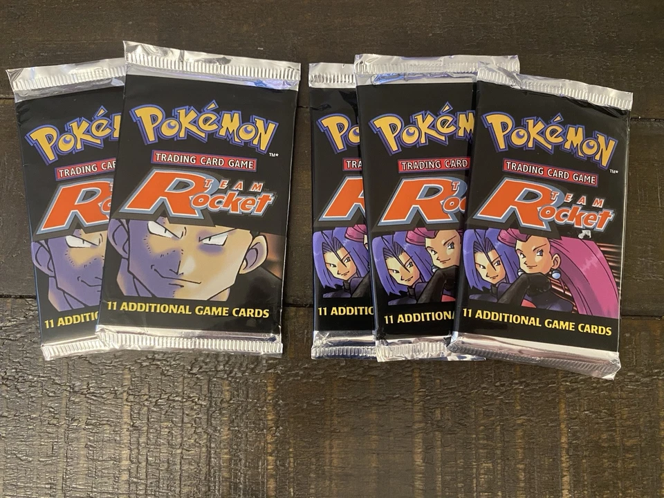 x1 Pokemon Wotc 2000 Team Rocket Booster Pack Sellado de Fábrica Foto 1 de 1