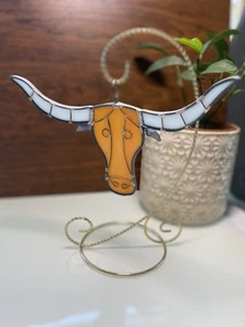Stained glass Texas longhorn - Picture 1 of 11