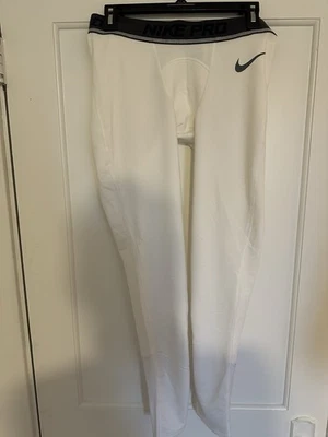 Medias de compresión Nike Pro Dri Fit para hombre grandes blancas (más gruesas) Foto 1 de 4