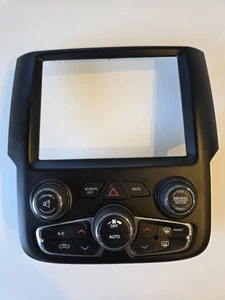 2013-2018 Dodge Ram 1500 2500 3500 Radio Climate Control Bezel OEM 1UJ97DX9AF - Picture 1 of 17