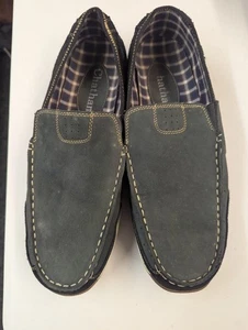 Chatham Everest Blue Genuine Suede Loafers Size UK 10 In Great Clean Condition - Picture 1 of 8