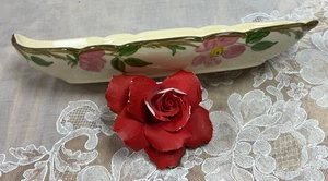 NEW-Franciscan Desert Rose- Pickle / Relish Tray Oval dishes. 10 5/8” 10123-Cali - Picture 1 of 9