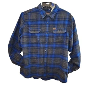 Orvis Classic Collection Mens Blue Long Sleeve Flannel Shirt/Jacket Size 2XL - Picture 1 of 8
