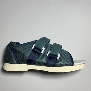 Deroyal Darco Women’s XSmall Medical Surgical Post-Op Shoe Reese Hard Sole Blue - Picture 1 of 5