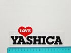 Adhesive I Love Yashica Sticker Autocollant Vintage 80S Original