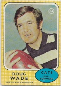 1970 Scanlens (54) Doug WADE Geelong # - Bild 1 von 2