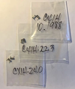 Lot of Six - Statek CX1H Oscillator Crystals 10.1988 - 22.3 - 24.0 KHz - Picture 1 of 4