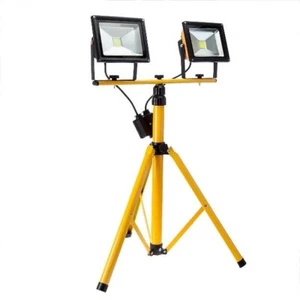 2X foco de construcción 50W con trípode LED, lámpara de trabajo - Imagen 1 de 1