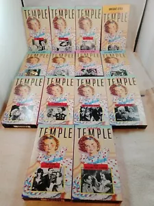 Vintage Shirley Temple 14 VHS Lot (VHS, 1980's) Playhouse Video - Picture 1 of 6