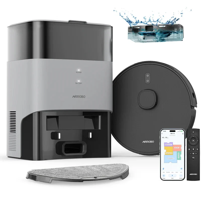 AIRROBO T20+ Saugroboter  3-in-1 Staubsauger Wischfunktion 3,5L Absaugstation - Bild 1 von 4