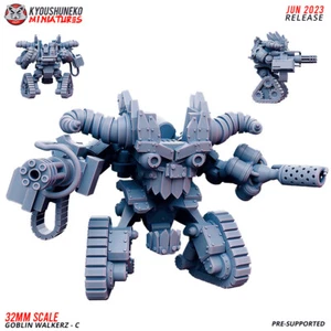 Goblin Walker C, Kyoushuneko Miniatures, Mech Sci-Fi Figures Cyberpunk Wargames - Picture 1 of 1