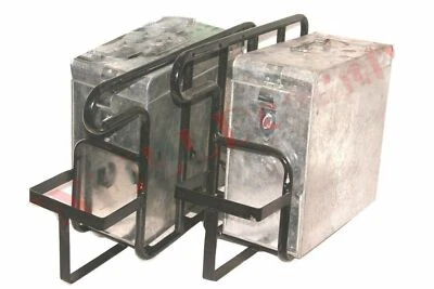 Per Reale Enfield Bagagli Borse Trasporto Con Sella Custodia Scatola LH Rh S2u - Immagine 1 di 4