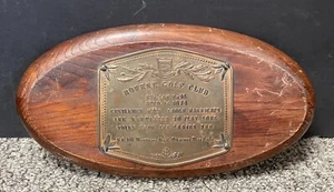 1874 Bourne Golf Club Plaque - Bye-Law No. 16, Gentlemen's Handicaps - Bild 1 von 3