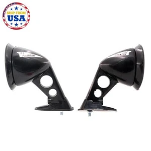 Fit 71-77 Toyota Celica TA22 TA27 RA20 RA23 24 RA25 RA28 RA29 Fender Mirror Pair - Foto 1 di 6