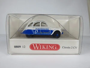 Modelli Wiking, Citroen 2 CV, blu/bianco, "Feldschlösschen", Wiking n. 0809 12 - Foto 1 di 11