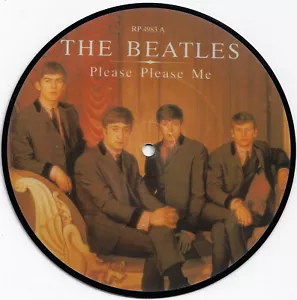 BEATLES please please me 7" PICTURE DISC u.k. parlophone_orig 1983 NEAR MINT - Foto 1 di 2