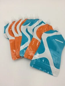squooshi Reusable Food Pouches, Package Of 7, one extra with no lid Brand New - Picture 1 of 4