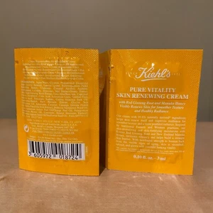 10 NEUE Kiehl's Pure Vitality Hauterneuernde Creme je 0,1 Unzen/3 ml, GESAMT 1 Unze - Bild 1 von 1