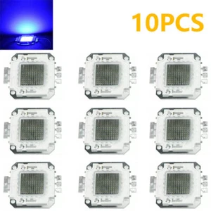 10PCS LED Blue Chip 20W COB High SMD Flood Light Beads Bulb Lamp Beads - Picture 1 of 3