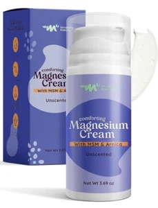 Magnesium Cream For Kids and Babies - Calming Body Lotion for Bedtime - Picture 1 of 10