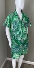 JD Fashion Men Custom Ky Green Diamond Mxd Bandanna Short Sleeve Shirt/Short Set