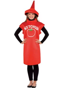 Adult Funny Ketchup Bottle Costume - Picture 1 of 4