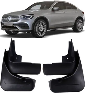 Genuine Splash Guards Mud Flaps FOR 2020-2023 Mercedes Benz GLC Coupe With Pedal - Picture 1 of 9