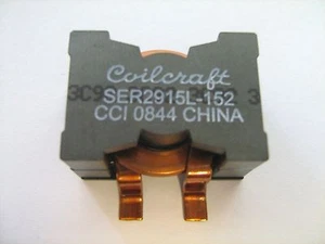 Inductor Coilcraft SER2915L-152KL SER2915L-152 Cobre Fijo - 1 Pieza ¡NUEVO! De lote antiguo - Imagen 1 de 2
