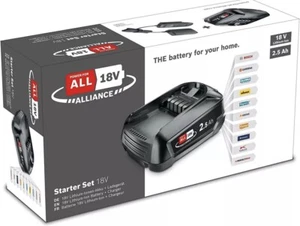 Bosch Starter Set Akku 18V 2.5Ah + Ladegerät Power for All Alliance Volt System - Bild 1 von 4