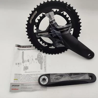 FSA Gossamer Pro 2x 50/34T 170mm BB386EVO Crankset Black - Image 1 of 4