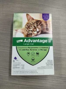 Elanco³ Topical Flea³ Treatment for Large Cats Over 9 lbs-6-Month Supply - Picture 1 of 2