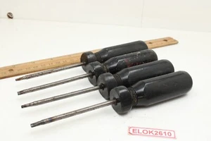 Unbranded Torx Screwdriver 4 Piece Set Hard Black Handle - Picture 1 of 7