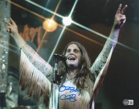 W@W OZZY OSBOURNE SIGNED AUTOGRAPH 11X14 PHOTO BECKETT BAS BLACK SABBATH 38 Cover