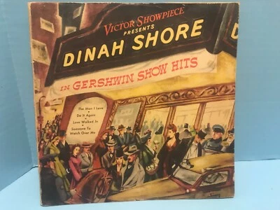 VICTOR SHOWPIECE DINAH SHORE in Gershwin Show Hits   sleeve only-no album - Image 1 of 4