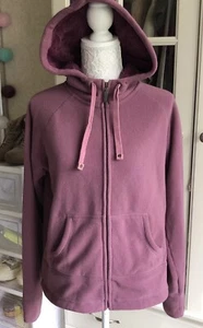 Womens Berghaus Hooded Top Jacket Full Zip 14 Purple Ladies Excellent Condition - Picture 1 of 12