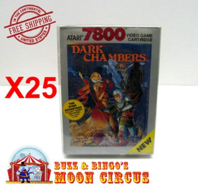25X FUNDA CAJA PROTECTORA DE PLÁSTICO TRANSPARENTE PARA CAJAS DE JUEGOS ATARI 7800 CIB Foto 1 de 4
