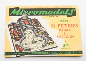 Micromodels St Peter's Rome and Vatican ARC XXII Paper Model Kit - Picture 1 of 2