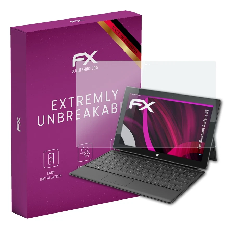 atFoliX Glass Protector for Microsoft Surface RT 9H Hybrid-Glass - Image 1 of 4