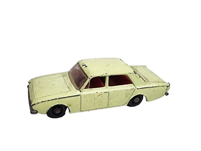 Vintage Matchbox FORD CORSAIR #45 1/64 Diecast Car England Yellow - No Boat - Image 1 of 4