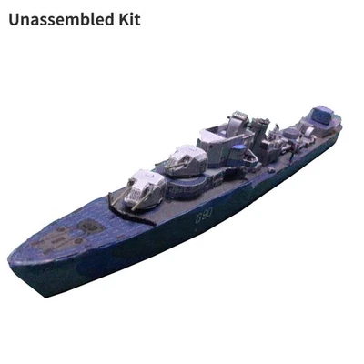1:400 Paper Warship Battleship Model Military Boat Unassembled Kit Gifts DIY - Image 1 of 4