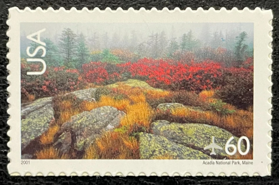 2003 #C138a, 60¢, AIRMAIL - ACADIA NATIONAL PARK - Single - Perf 11.5x12 - MNH - - Image 1 of 1
