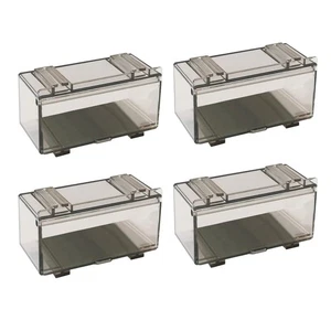 2 Pairs 1/64 Dustproof Acrylic Cars Model Display Storage Box For Hot Wheels - Picture 1 of 12