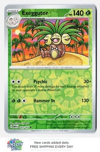 Exeggutor 103/165 - Scarlet & Violet 151 *REVERSE Holo Foil* NM - Picture 1 of 2