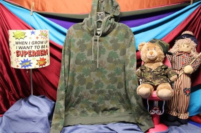 On The Byas Adulto Pullover Camuflaje Sudadera con Capucha Sudadera Talla Grande Chaqueta Huntin Foto 1 de 4