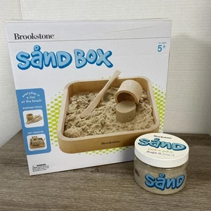 NUOVO Brookstone No Mess Sand Box strumento per modellare stampo sabbia completo di sabbia - Foto 1 di 11