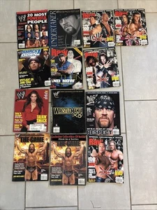 Lot Of 12 WWE Magazine 2002 2003 Wrestling - Picture 1 of 5