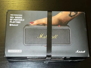 MARSHALL Emberton III Bluetooth Lautsprecher, Black and Brass 3 OVP - Bild 1 von 11