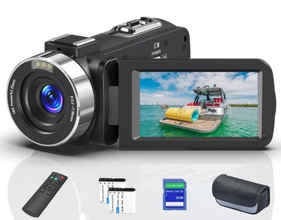 8K 64MP Video Camera 18X Digital Camcorder Video Camera for YouTube 3.0 inch ... - Image 1 of 4